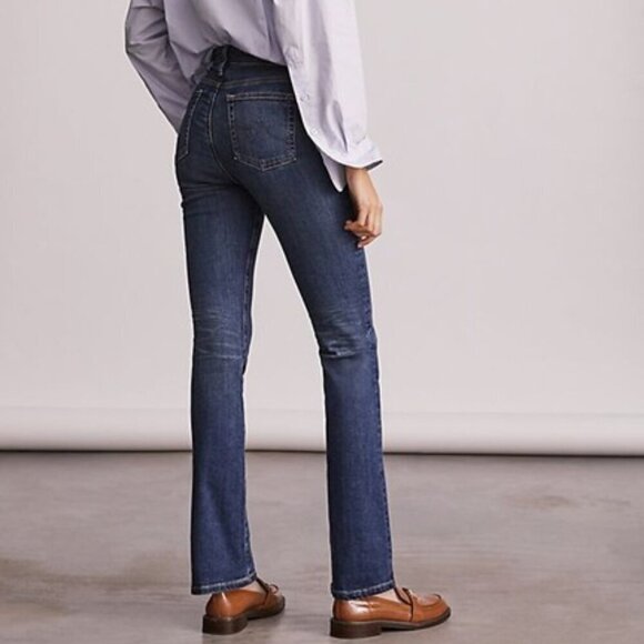 AG Adriano Goldschmied The Stevie Jeans Ankle Slim Straight Mid-Rise Denim 28R - Picture 5 of 13